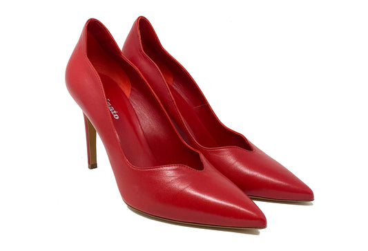 DECOLLETE VOLPATO DONNA ROSSO - 1891 ROSSO