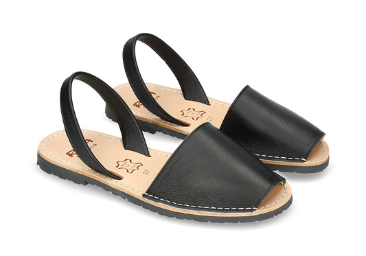 SANDALI RIA MENORCA DONNA NERO - 20002 NER