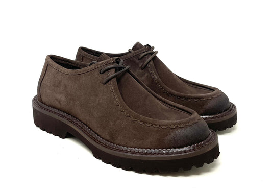 SCARPE BASSE VOLPATO DONNA TESTA MORO - 2019 COFFE