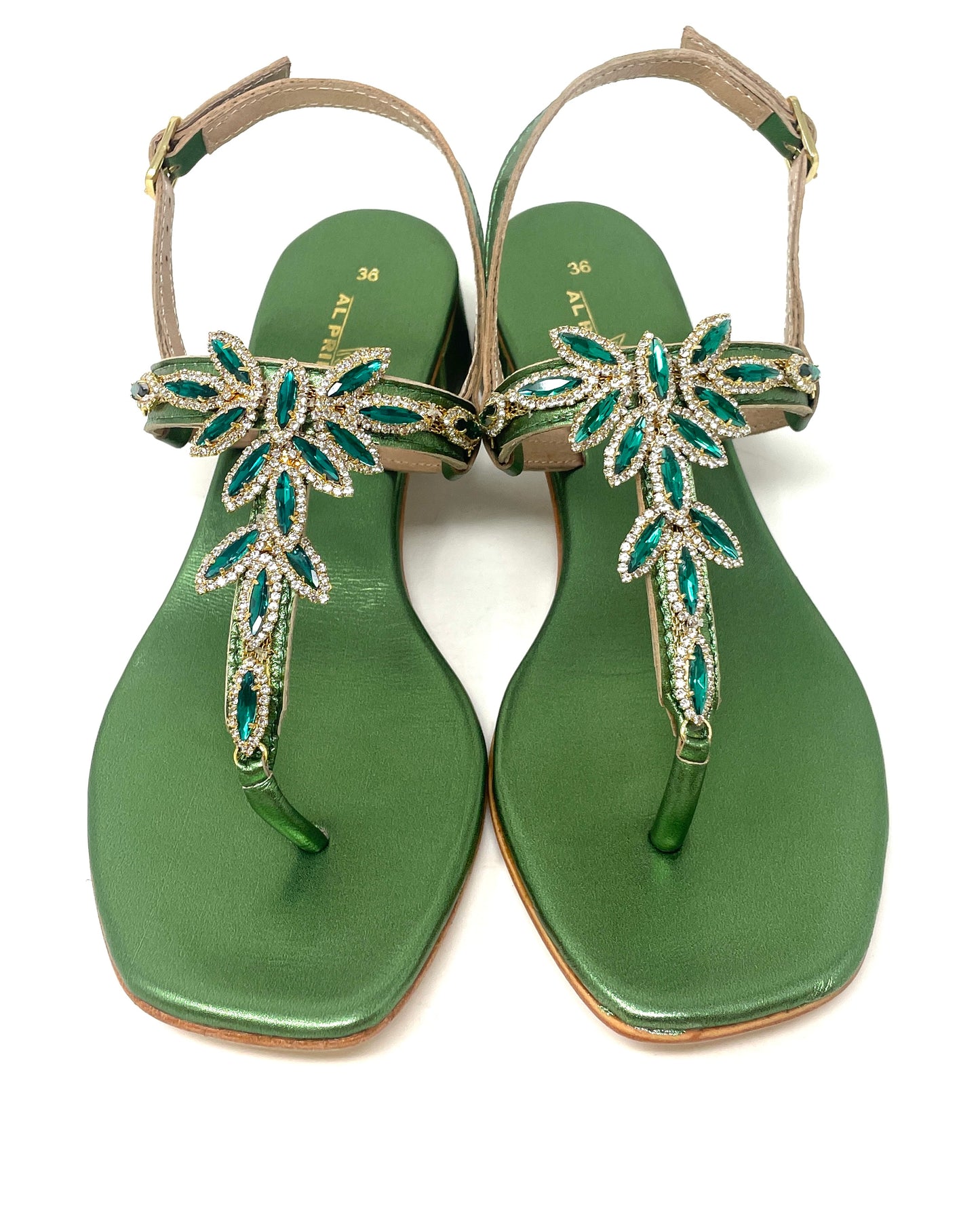 SANDALI BASSI LE CHICCHE DONNA VERDE - 20592 VERD