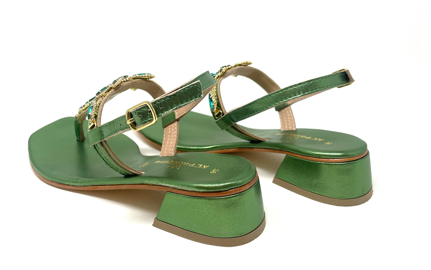 SANDALI BASSI LE CHICCHE DONNA VERDE - 20592 VERD