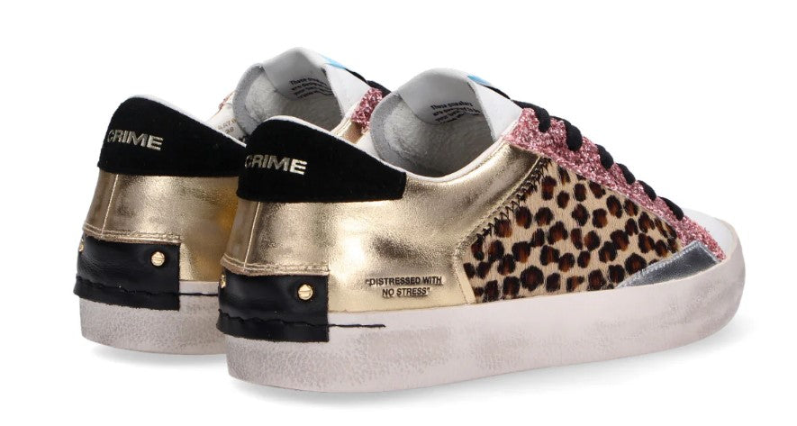 SNEAKERS CRIME  LONDON DONNA LEOPARDATO - 21008 68