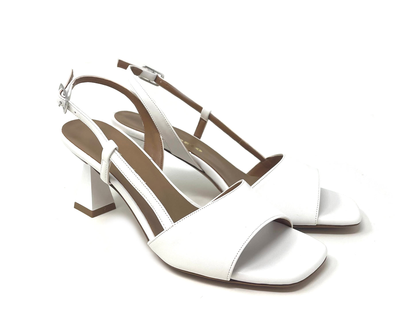 SANDALI CON TACCO VOLPATO DONNA BIANCO - 210SFT BIAN