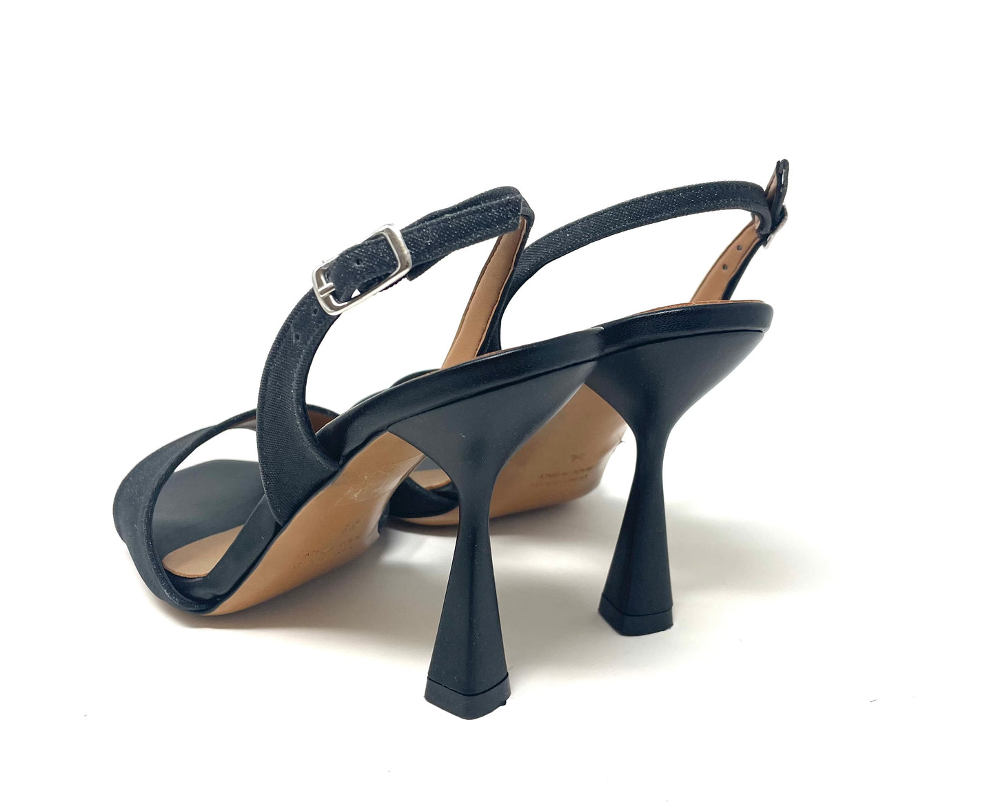 SANDALI CON TACCO VOLPATO DONNA NERO - 211MSH NERO