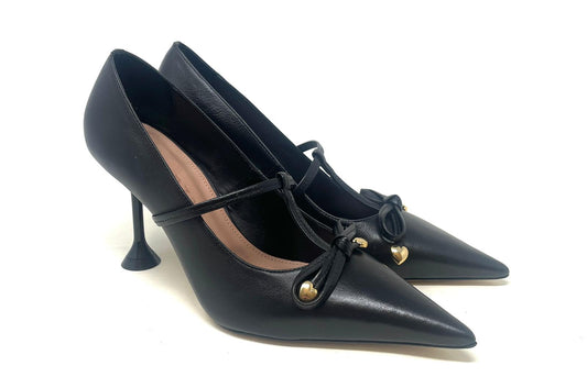 SCARPE CON TACCO VICENZA DONNA NERO - 2124007 NE