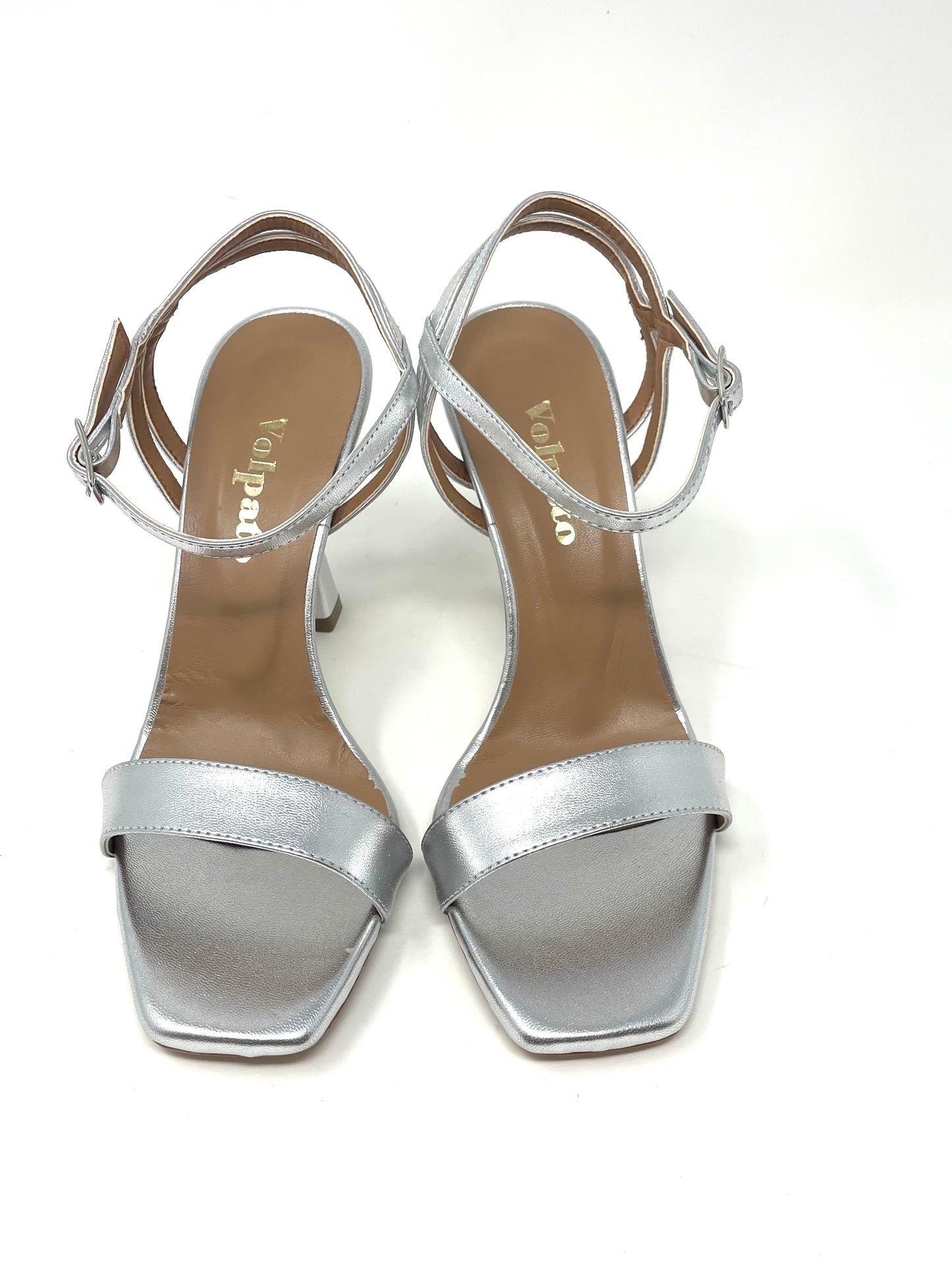 SANDALI CON TACCO VOLPATO DONNA ARGENTO - 212MET ARG