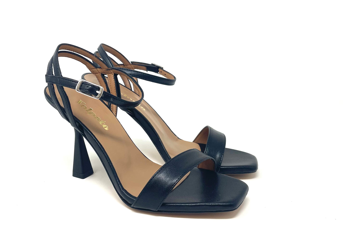 SANDALI CON TACCO VOLPATO DONNA NERO - 212SFT NERO