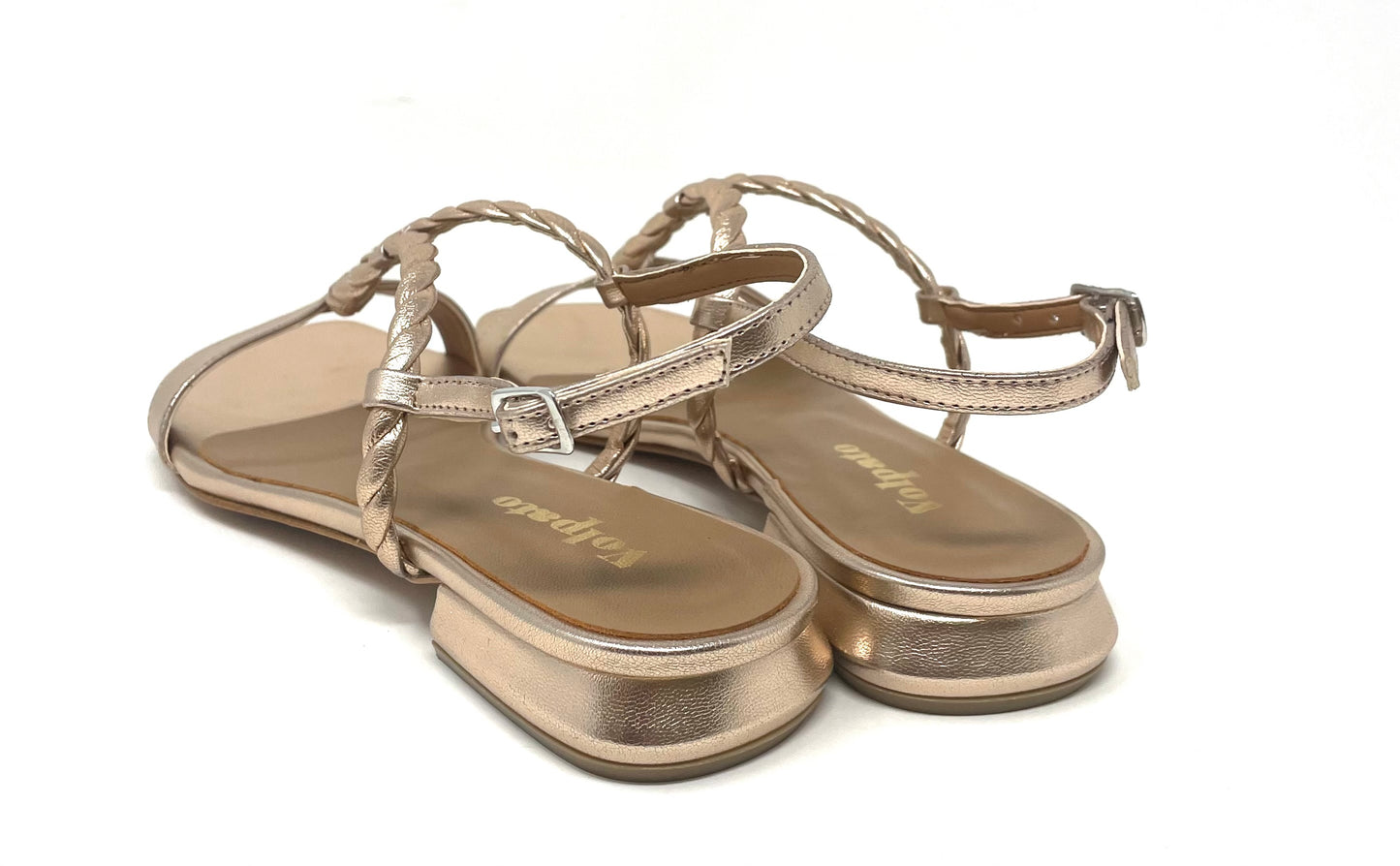 SANDALI BASSI VOLPATO DONNA RAME - 217MET RAME