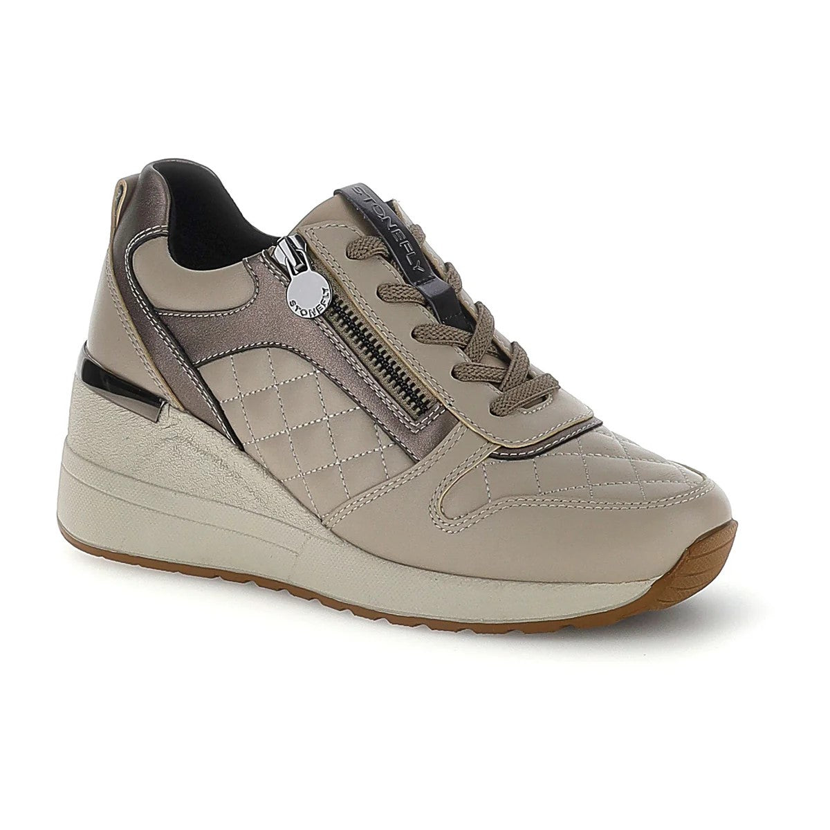 SNEAKERS STONEFLY DONNA TAUPE - 223107 TAUPE