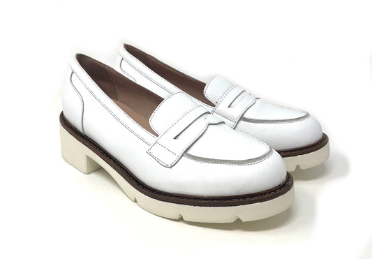 MOCASSINO VOLPATO DONNA BIANCO - 2399 BIAN