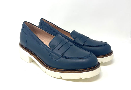 MOCASSINO VOLPATO DONNA BLU - 2399 BLU