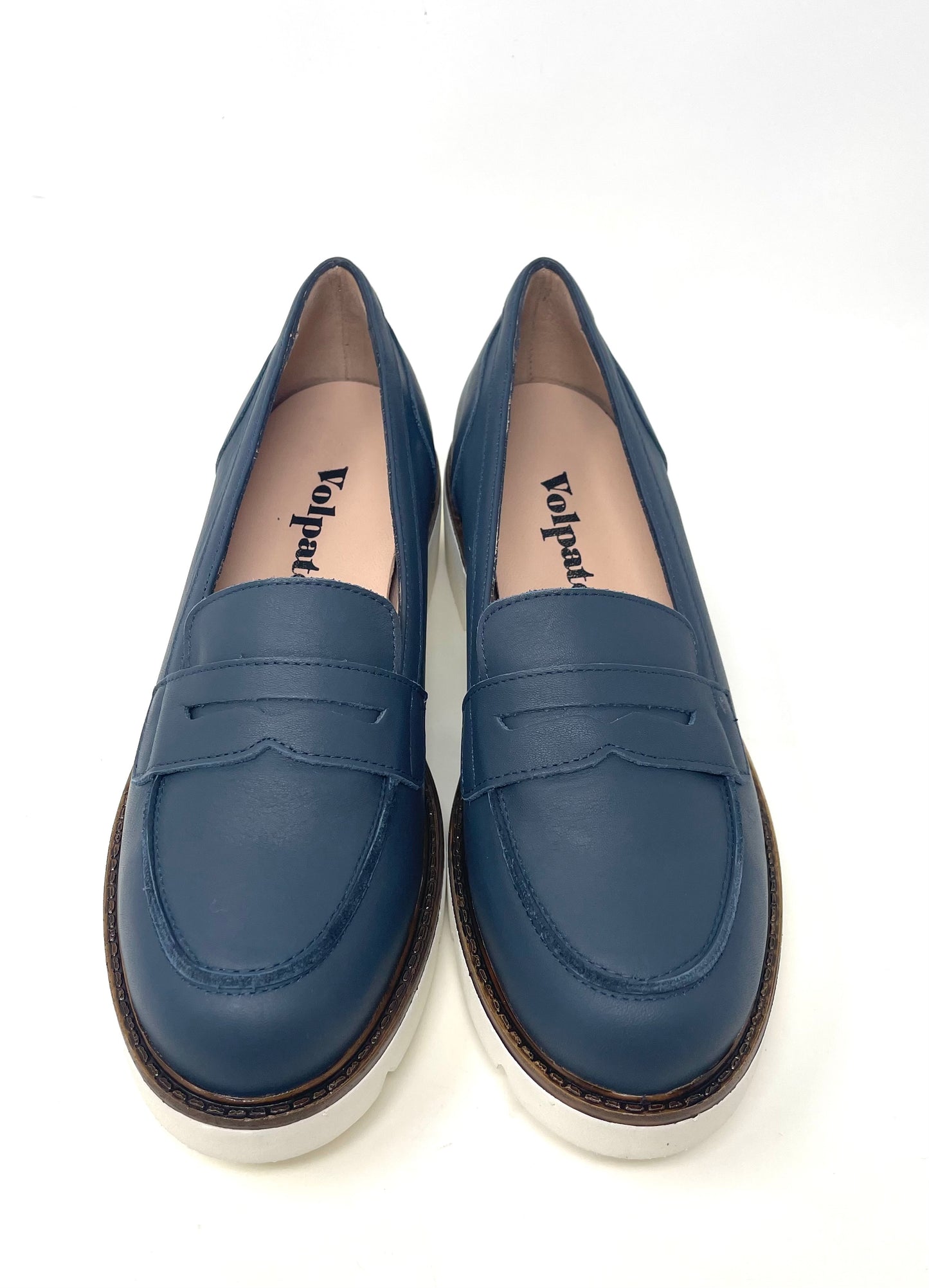 MOCASSINO VOLPATO DONNA BLU - 2399 BLU