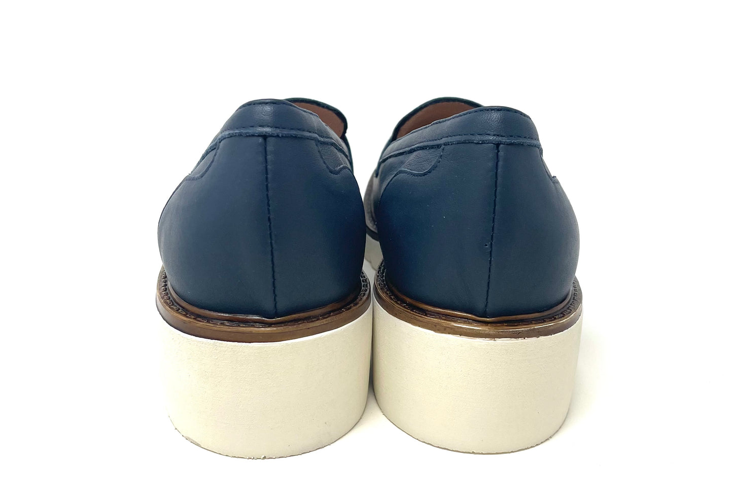 MOCASSINO VOLPATO DONNA BLU - 2399 BLU