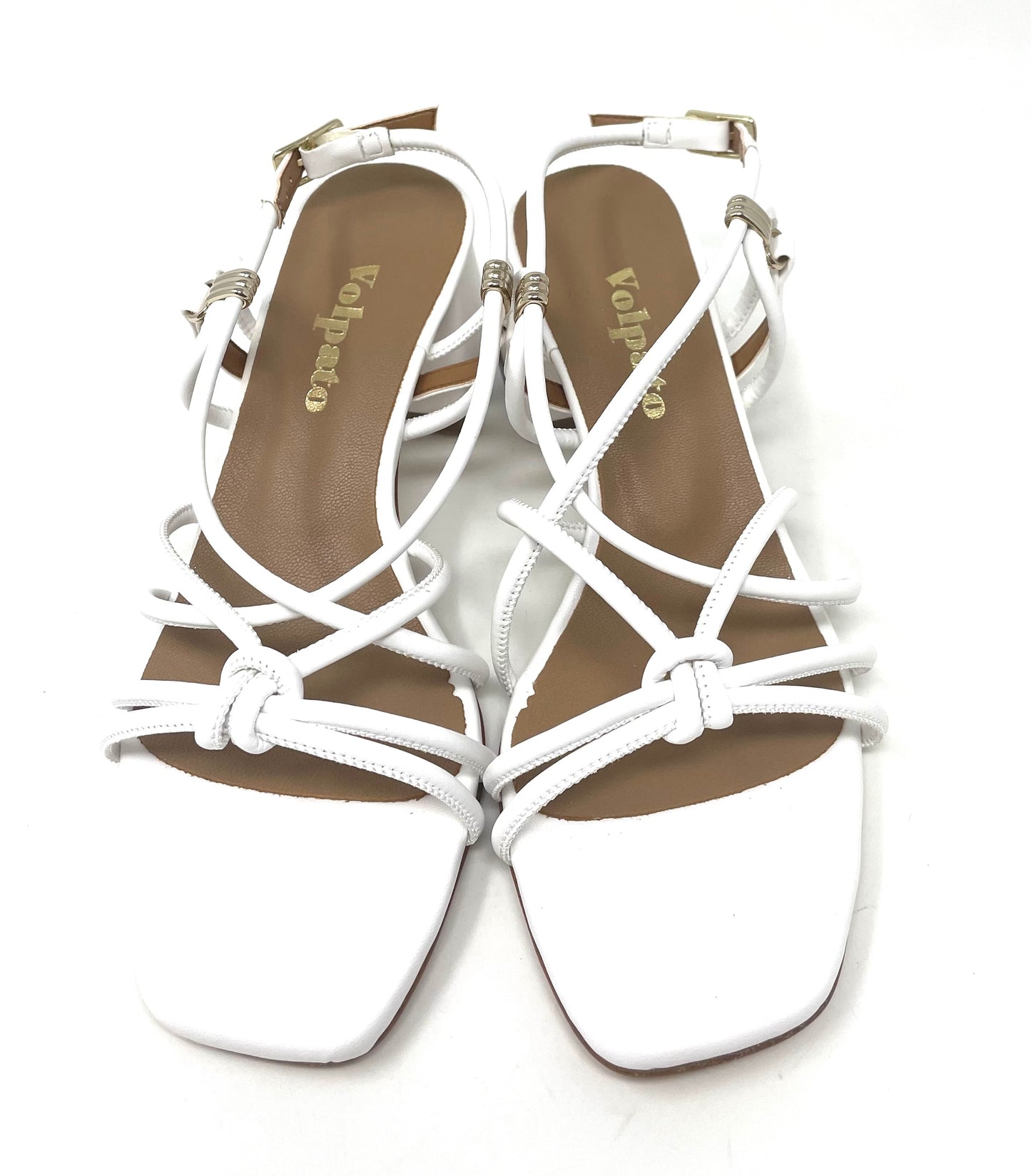 SANDALI CON TACCO VOLPATO DONNA BIANCO - 244SFT BIAN
