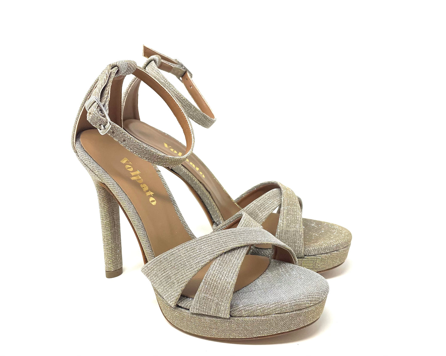 SANDALI CON TACCO VOLPATO DONNA BEIGE - 254NGH BEIG