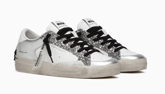 SNEAKERS CRIME  LONDON DONNA ARGENTO - 26102 ARG