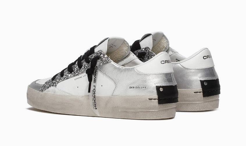 SNEAKERS CRIME  LONDON DONNA ARGENTO - 26102 ARG