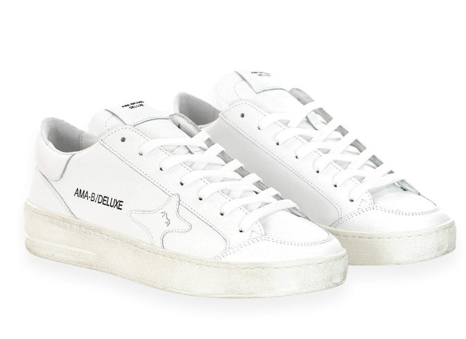 SNEAKERS AMA BRAND UOMO BIANCO - 2778 BIANCO