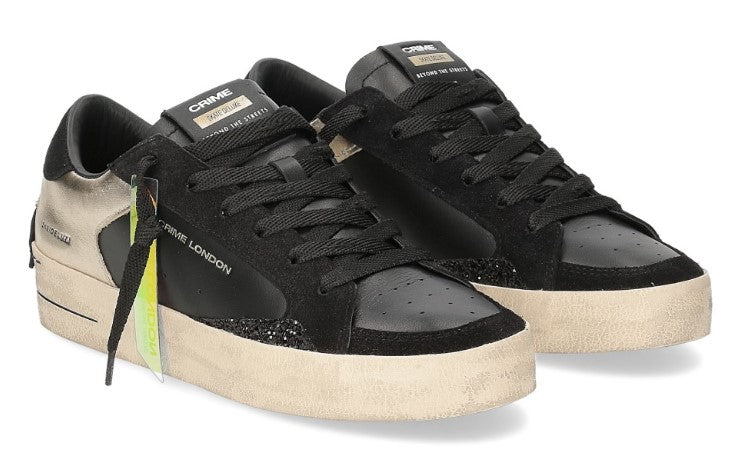 SNEAKERS CRIME  LONDON DONNA NERO - 28104 20