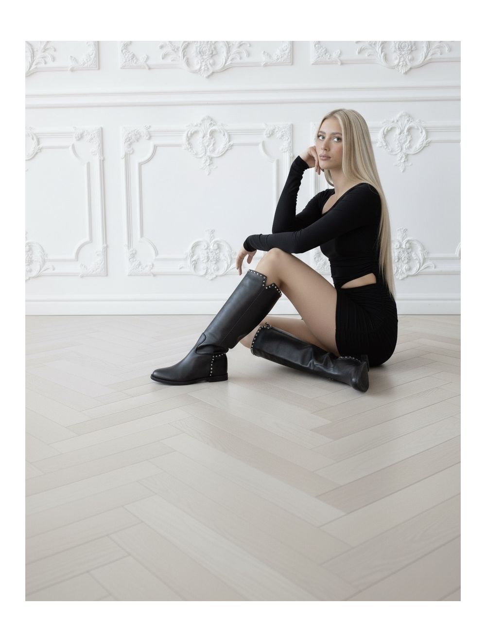 STIVALE VIA ROMA 15 DONNA NERO - 2852P NERO