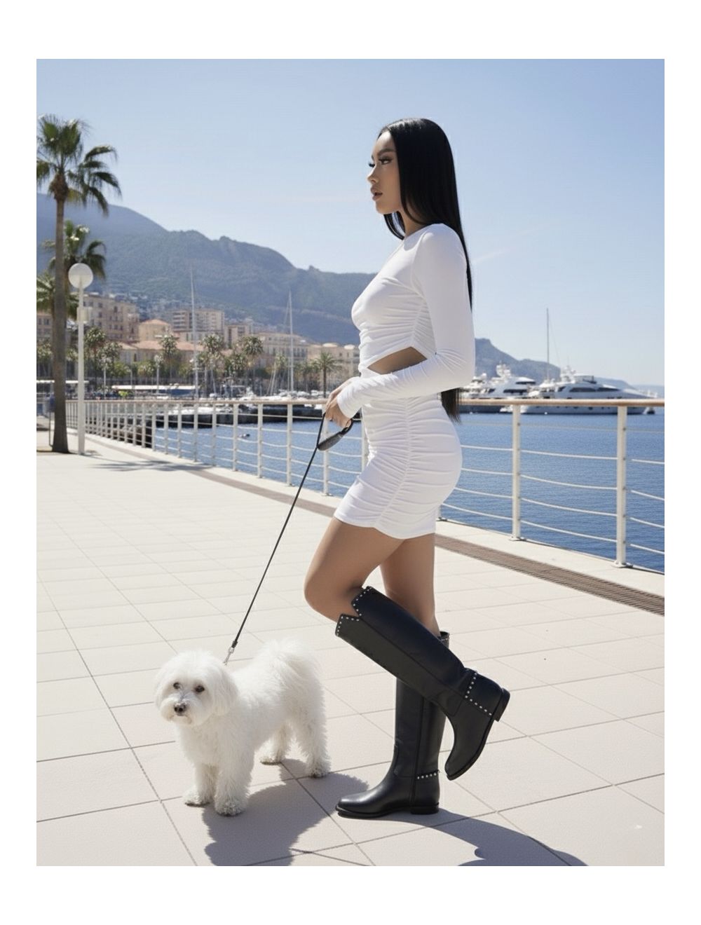 STIVALE VIA ROMA 15 DONNA NERO - 2852P NERO