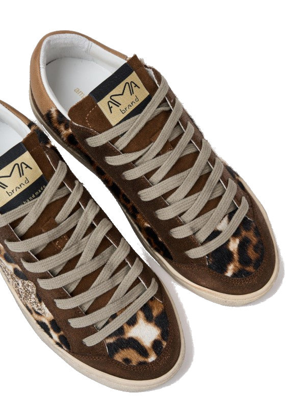 SNEAKERS AMA BRAND DONNA MARRONE - 2948 MA