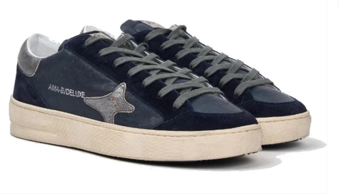 SNEAKERS AMA BRAND UOMO BLU NOTTE - 2965 NERO