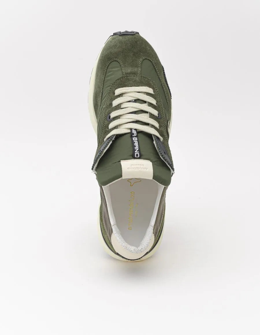 SNEAKERS AMA BRAND UOMO VERDE - 3023 VERDE