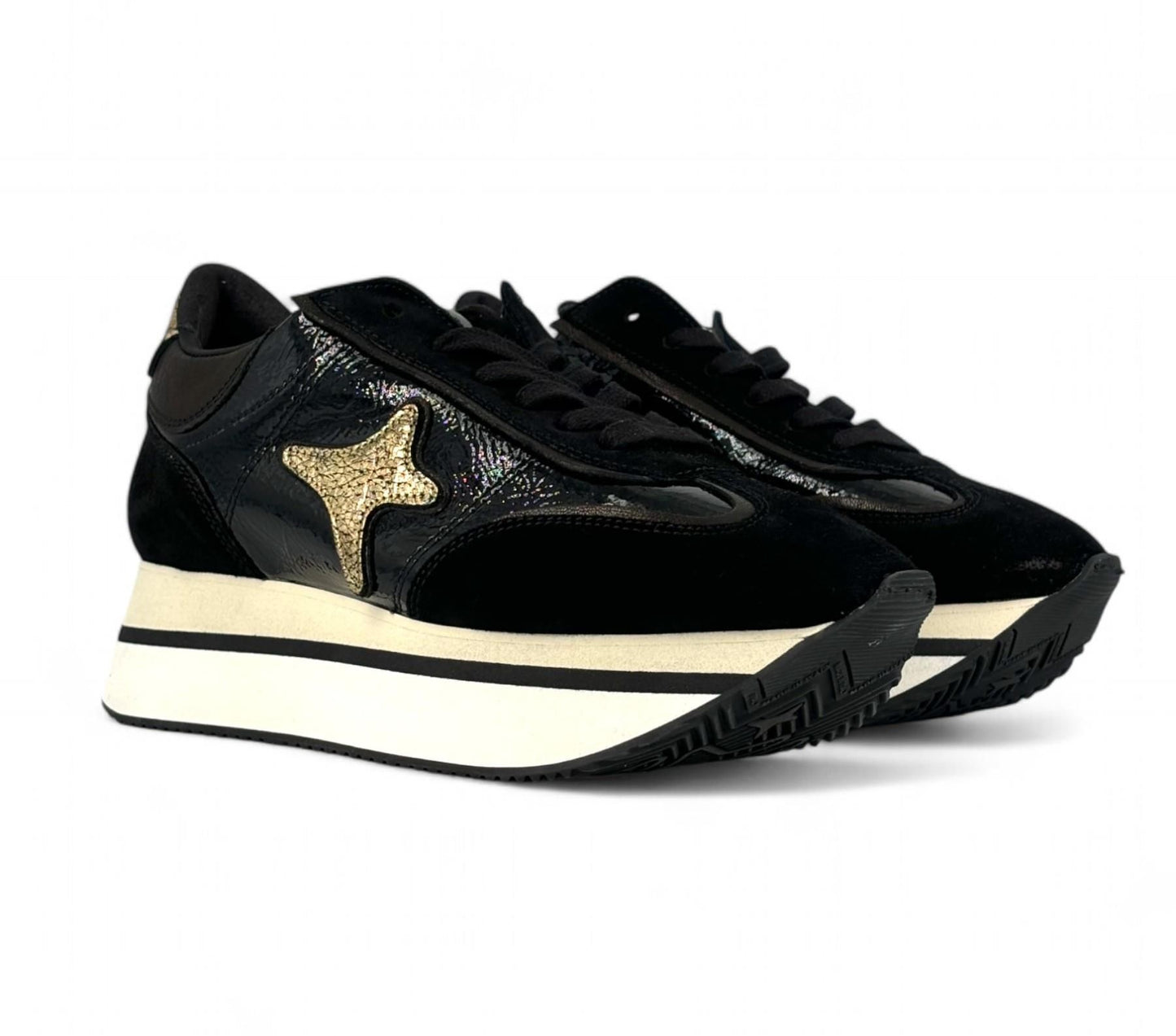 SNEAKERS AMA BRAND DONNA NERO - 3053 NERO