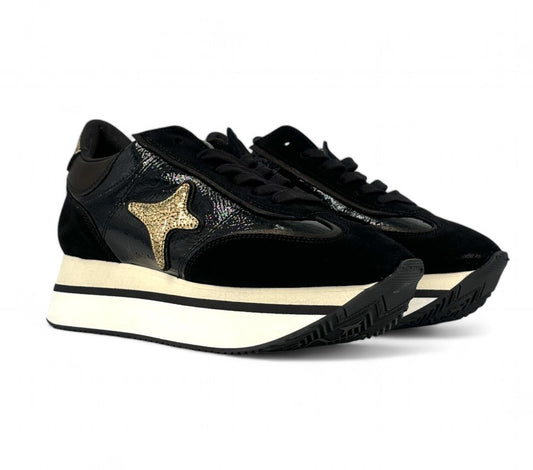 SNEAKERS AMA BRAND DONNA NERO - 3053 NERO