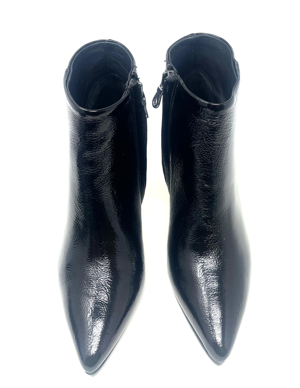 TRONCHETTI CON TACCO VOLPATO DONNA NERO - 3170NAP NE