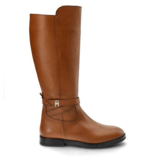 STIVALE TOMMY HILFIGER DONNA CUOIO - 32422 CUOIO