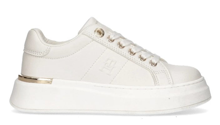 SNEAKERS TOMMY HILFIGER DONNA BIANCO - 33542 OFF
