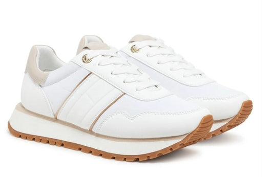 SNEAKERS TOMMY HILFIGER DONNA BIANCO - 33758 BI/BEIGE