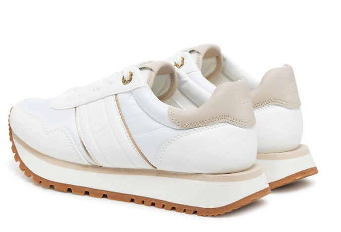 SNEAKERS TOMMY HILFIGER DONNA BIANCO - 33758 BI/BEIGE