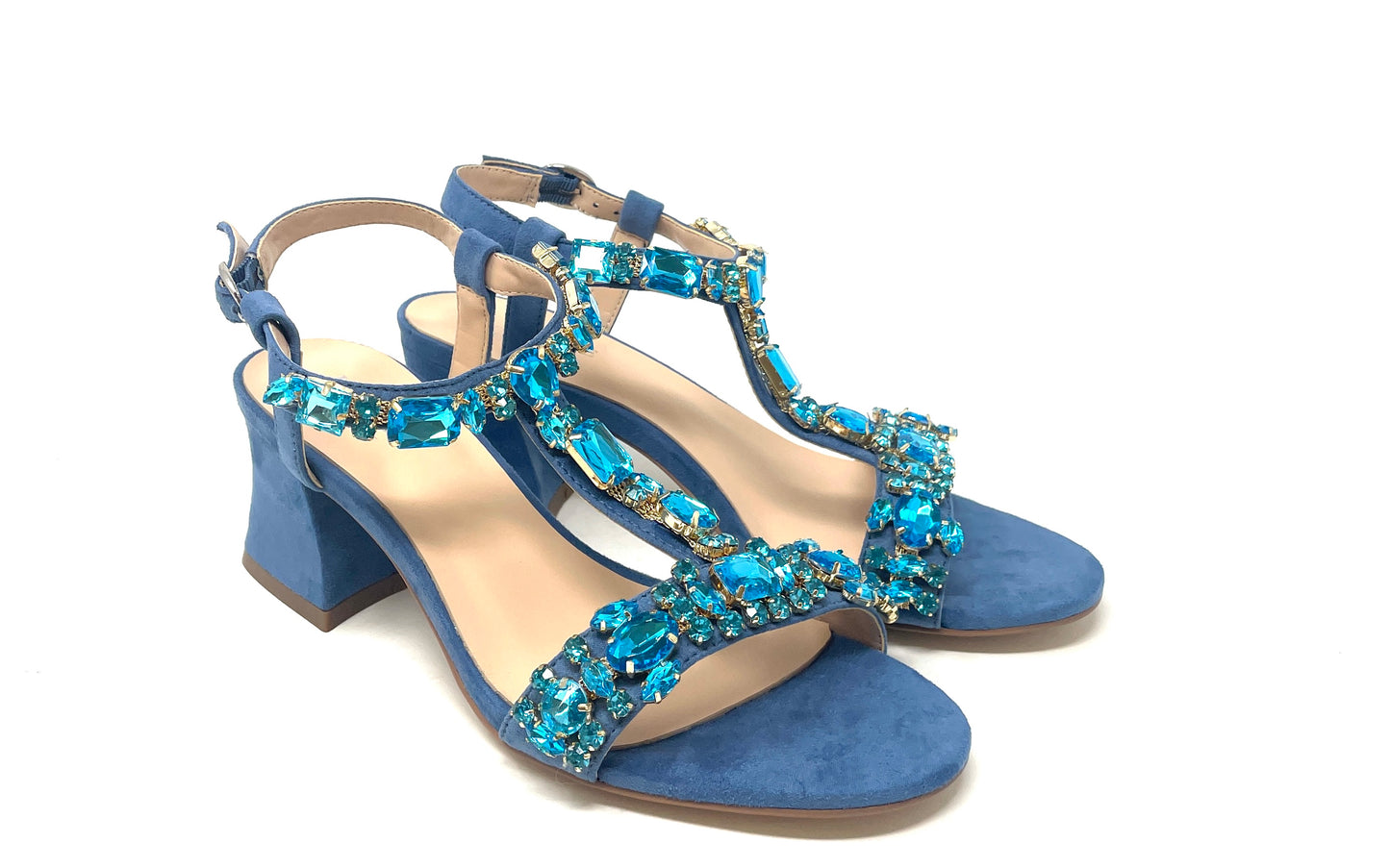 SANDALI CON TACCO LEJADE DONNA AZZURRO - 3376 AZZ