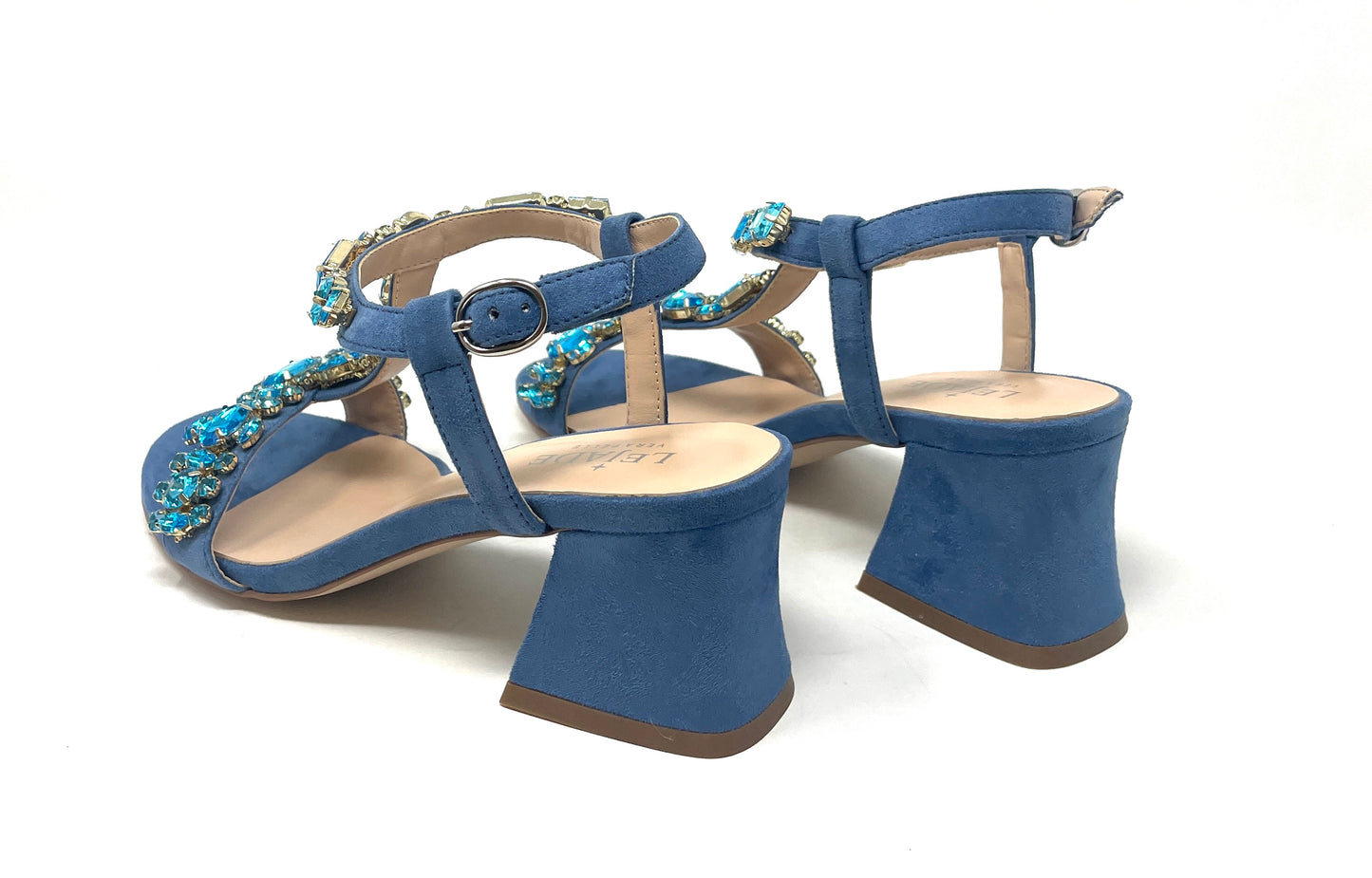 SANDALI CON TACCO LEJADE DONNA AZZURRO - 3376 AZZ