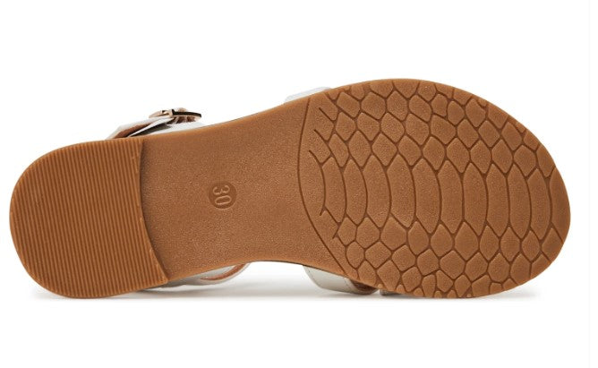 SANDALI BASSI TOMMY HILFIGER DONNA BIANCO - 33779 BI/PLAT