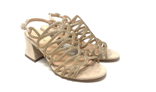 SANDALI CON TACCO LEJADE DONNA SABBIA - 3377 SABBIA