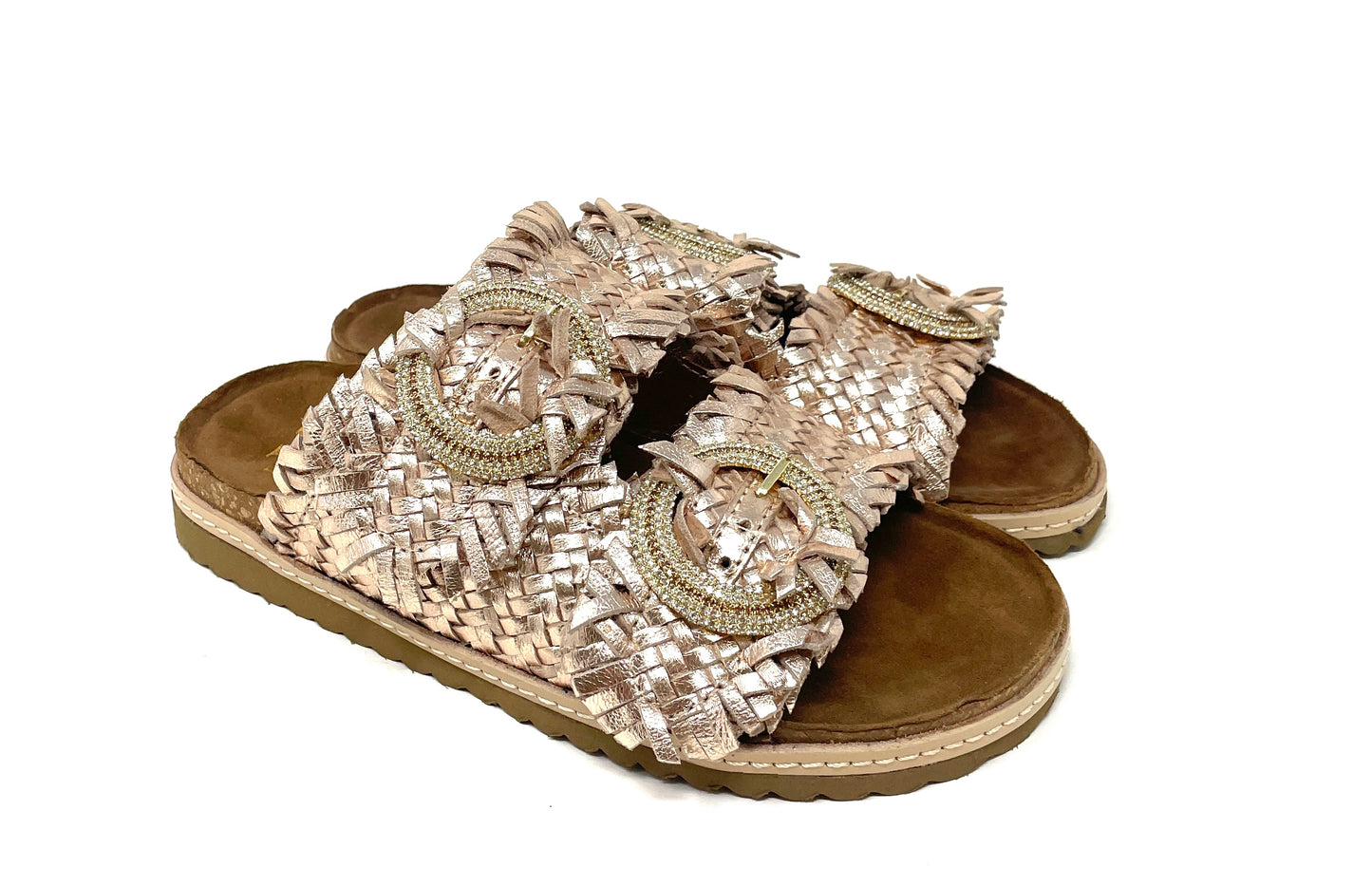 SANDALI BASSI EKP DONNA PLATINO - 3446 PLATINO