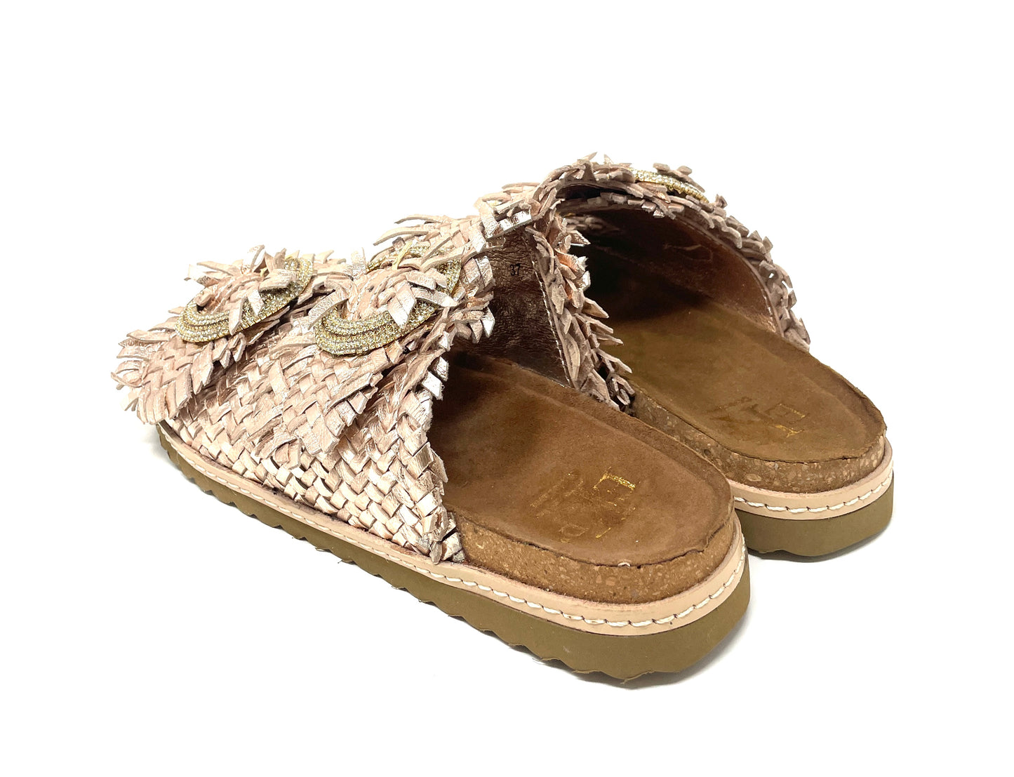 SANDALI BASSI EKP DONNA PLATINO - 3446 PLATINO