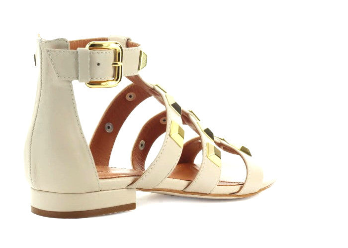 SANDALI VIA ROMA 15 DONNA BIANCO - 3714 BIAN