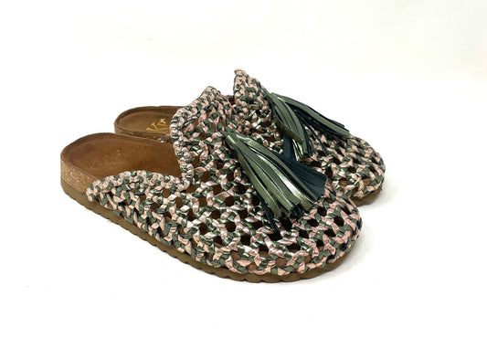 SANDALI BASSI EKP DONNA VERDE - 3948PLA VERDE