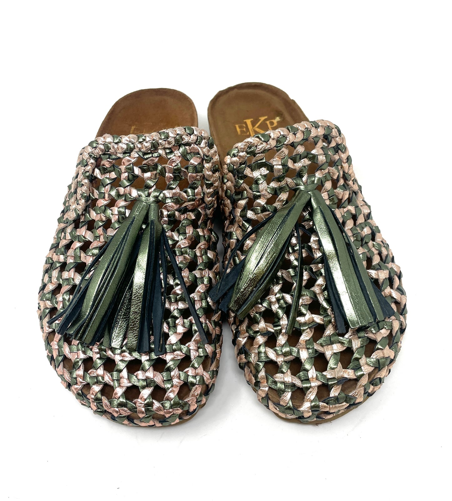 SANDALI BASSI EKP DONNA VERDE - 3948PLA VERDE