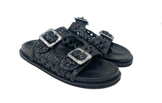 SANDALI BASSI EKP DONNA NERO - 3950K NERO