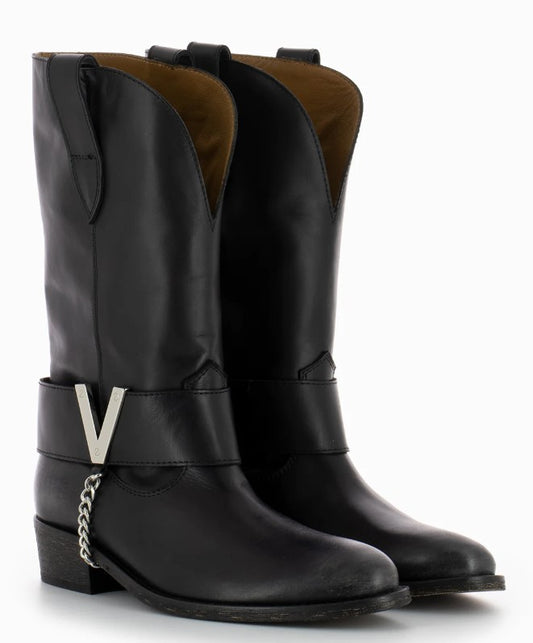 STIVALE VIA ROMA 15 DONNA NERO - 3950 NERO