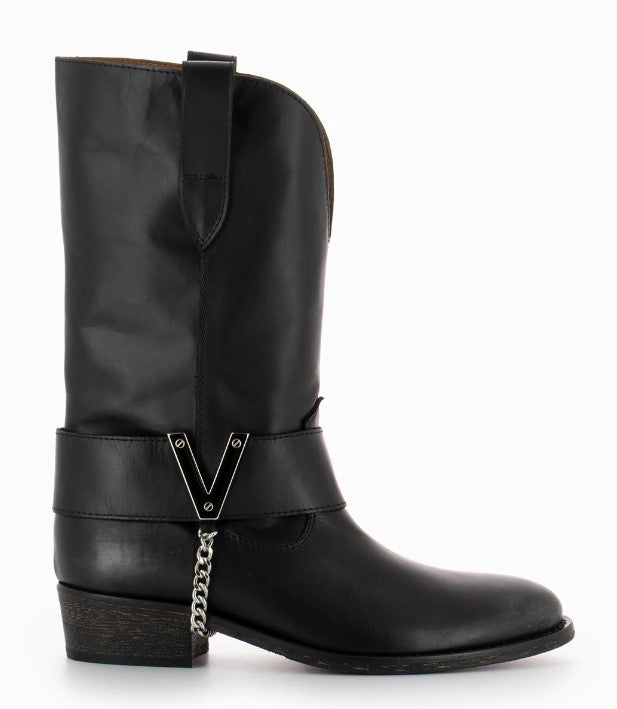 STIVALE VIA ROMA 15 DONNA NERO - 3950 NERO