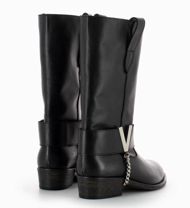 STIVALE VIA ROMA 15 DONNA NERO - 3950 NERO