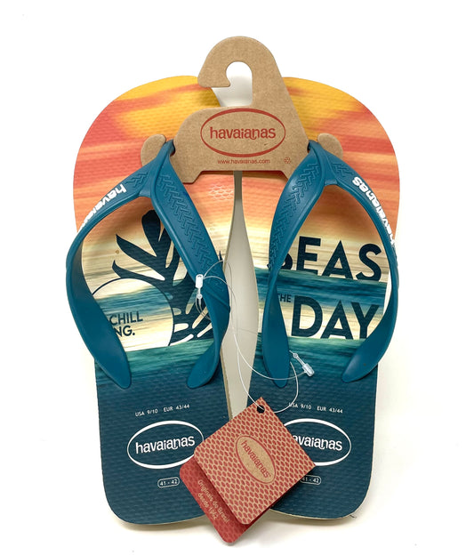 CIABATTE HAVAIANAS CIABATTE VERDE PETROLIO - 4000047 PET