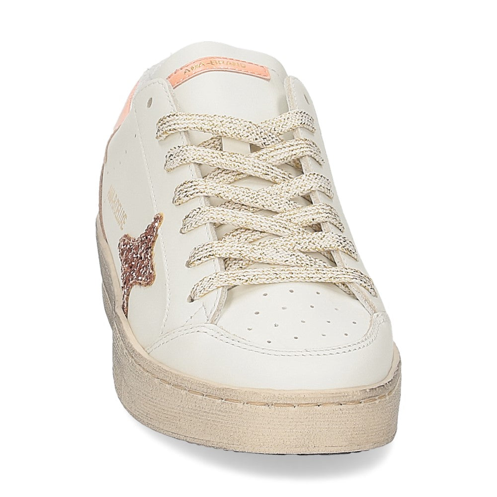 SNEAKERS AMA BRAND DONNA BIANCO - 4040 BI/ROSA